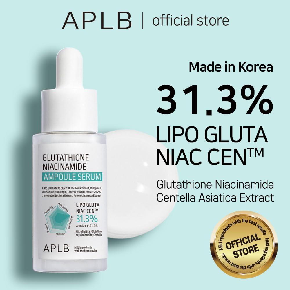APLB Glutathione Niacinamide Ampoule Serum 40ml 2
