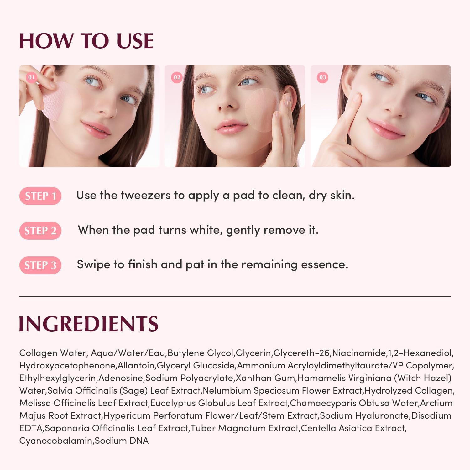 EQQUALBERRY COLLAGEN PORE-TIGHT UP GEL TONER PADS 140ml | 60pads 9