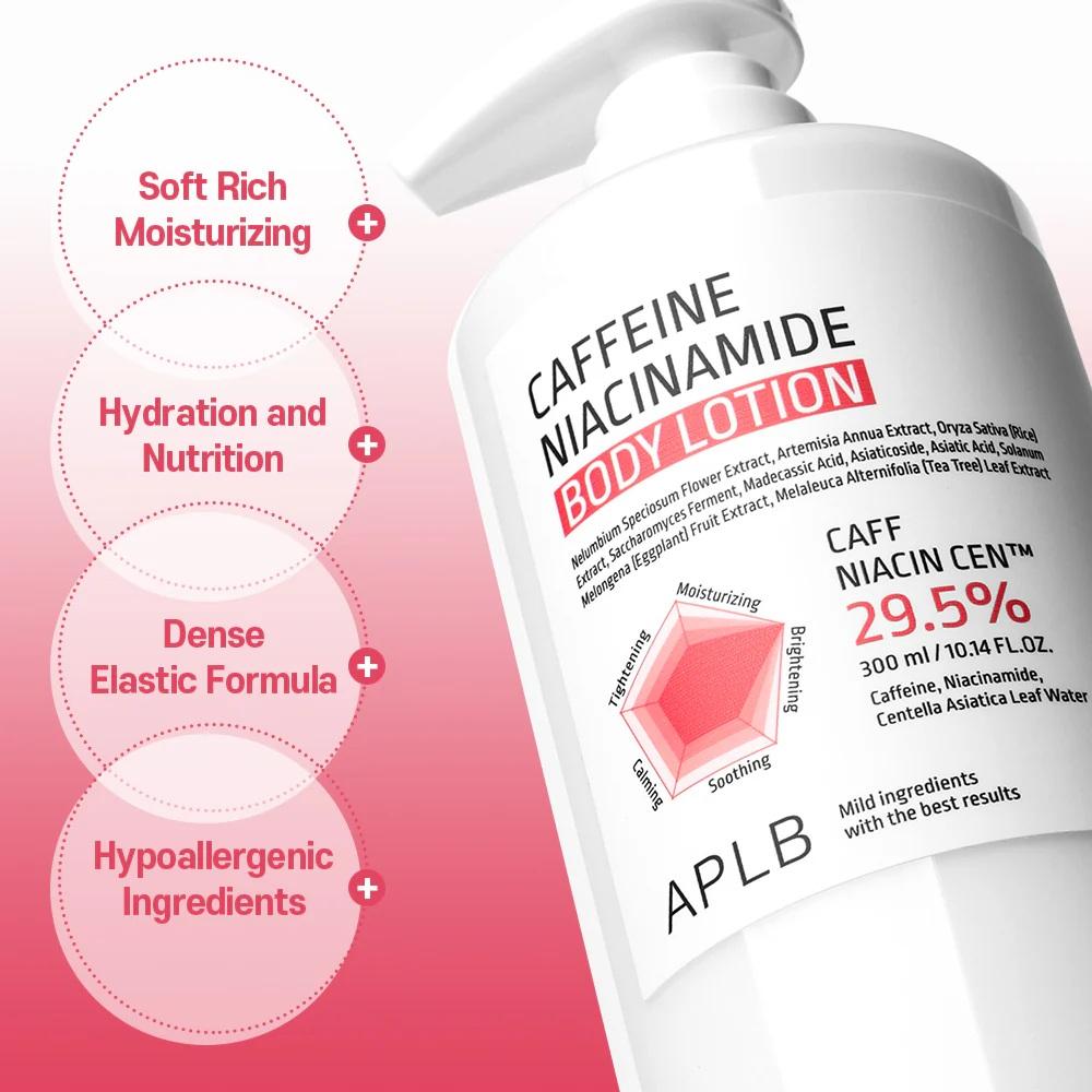 APLB CAFFEINE NIACINAMIDE BODY LOTION 300ml 5