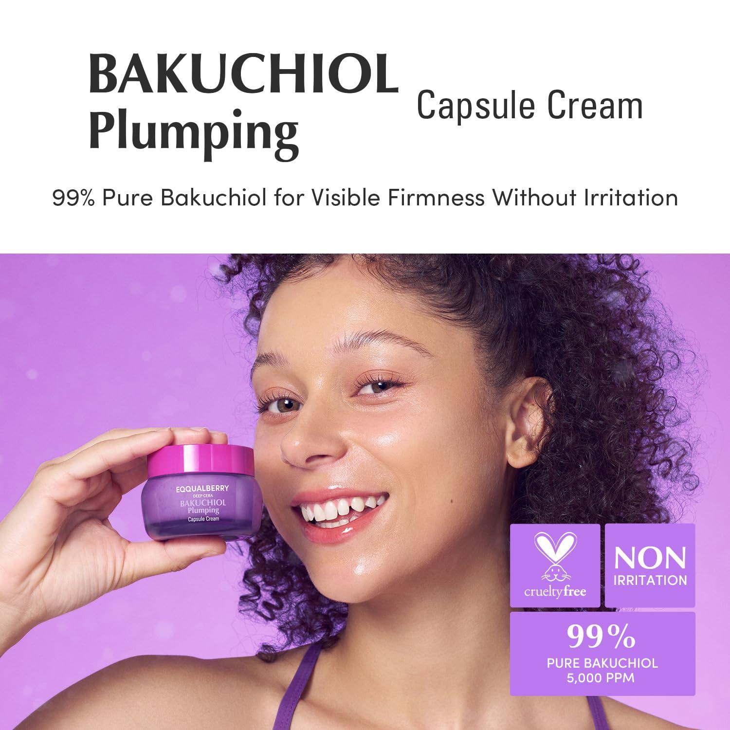 EQQUALBERRY Bakuchiol Plumping Capsule Cream 50ml 2