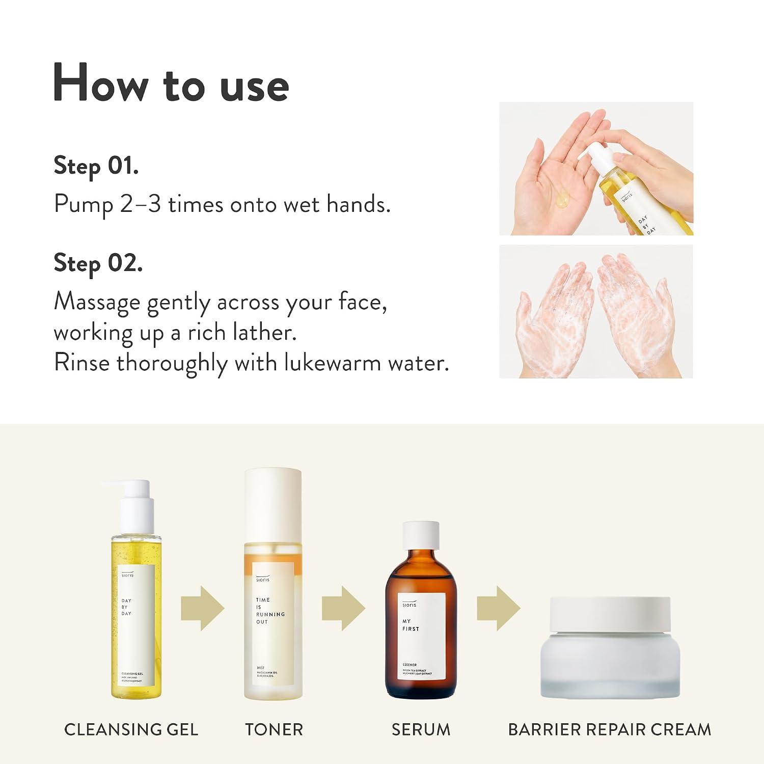 Sioris Day By Day Cleansing Gel 150ml 6
