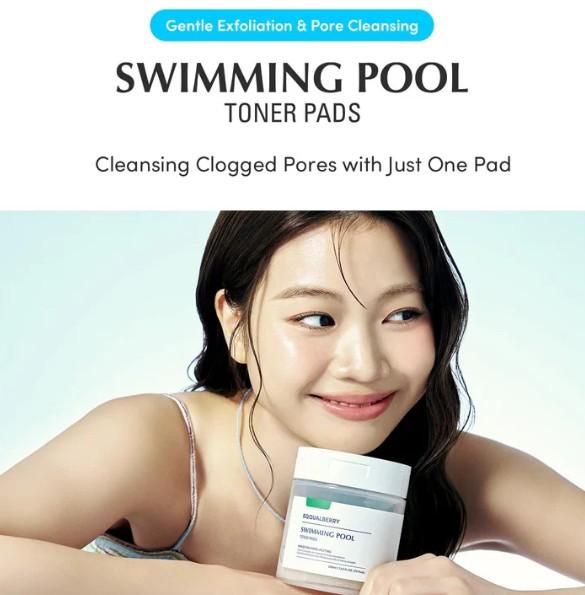EQQUALBERRY Swimming Pool Toner Pads 70 Pads 220ml 4
