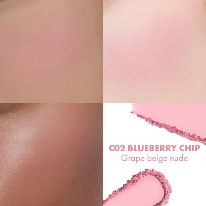 rom&nd BETTER THAN CHEEK 4g #C02 BLUEBERRY CHIP 2