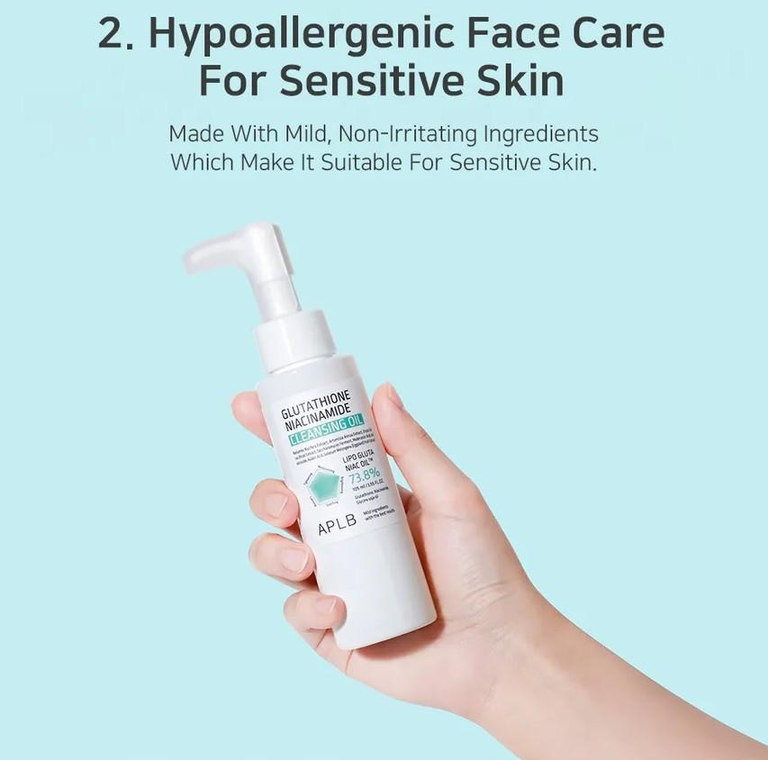 APLB Glutathione Niacinamide Cleansing Oil 105ml 6