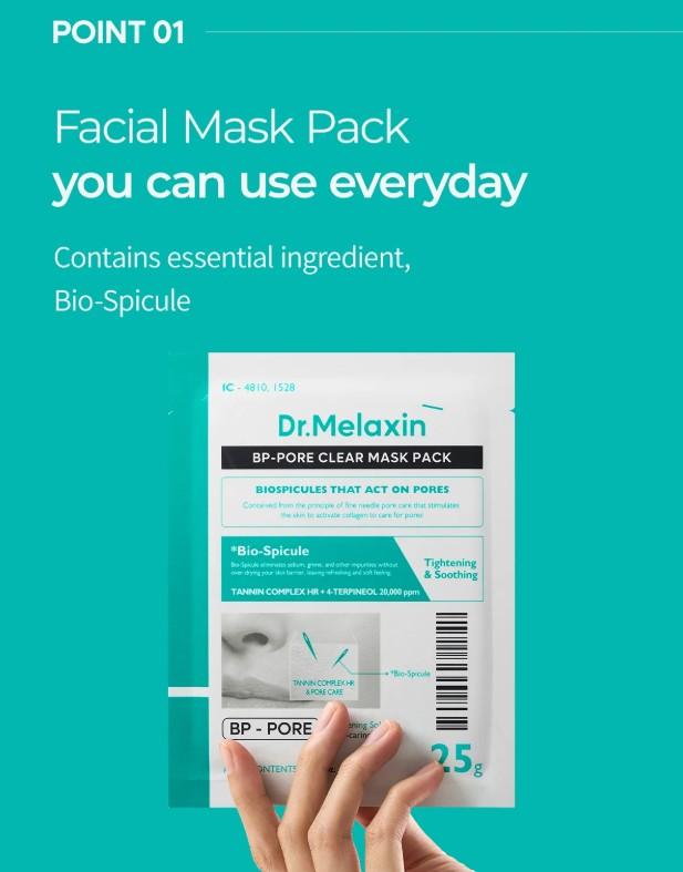 Dr.Melaxin BP Pore Clear Mask 5ea 3