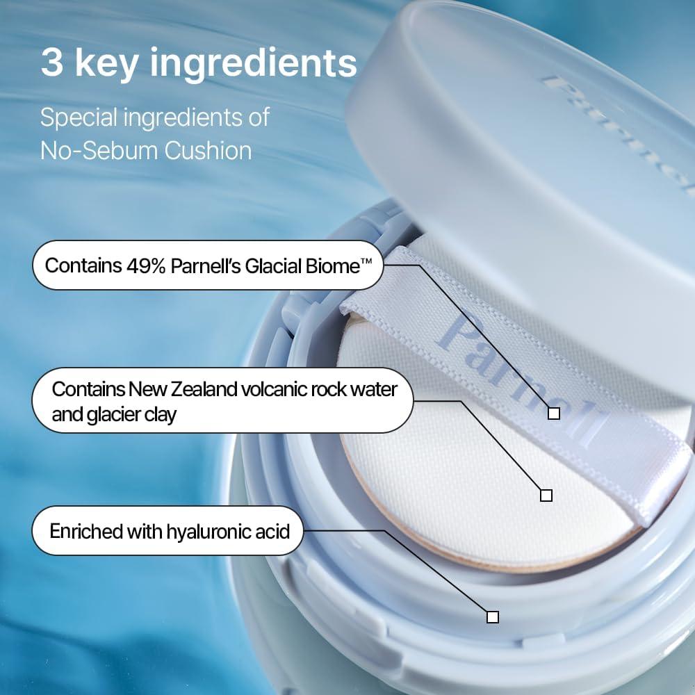Parnell Glacial Biome Water No-Sebum Cushion 4