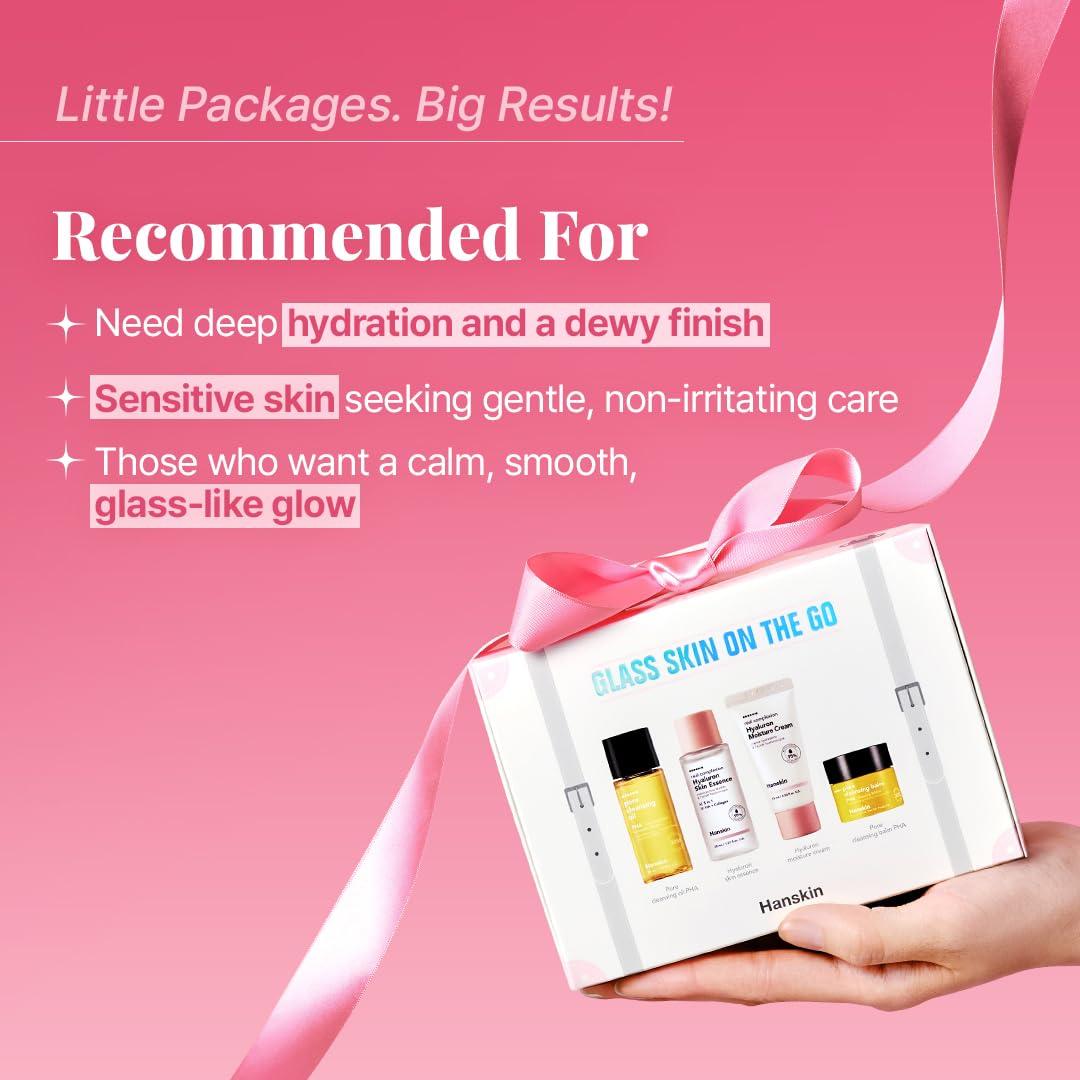 Hanskin Glass Skin On the Go Kit 4 Pcs 5