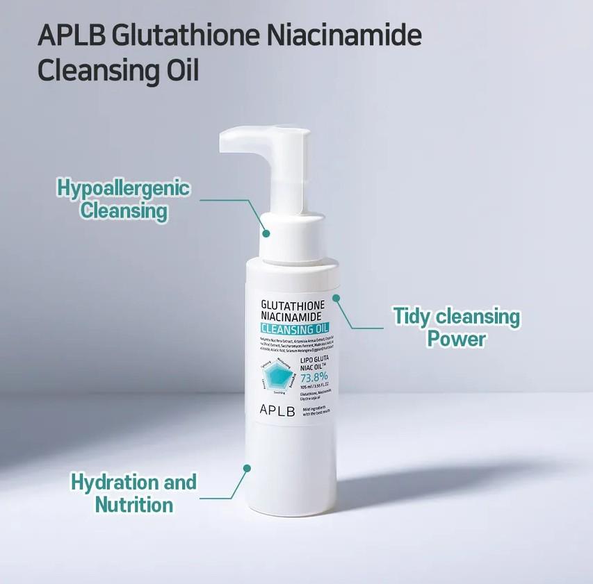 APLB Glutathione Niacinamide Cleansing Oil 105ml 4