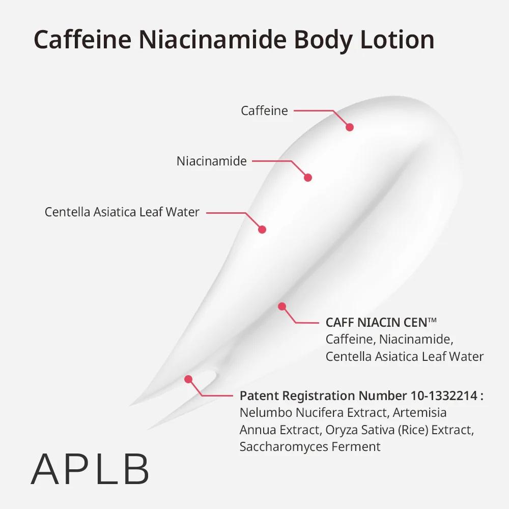 APLB CAFFEINE NIACINAMIDE BODY LOTION 300ml 3