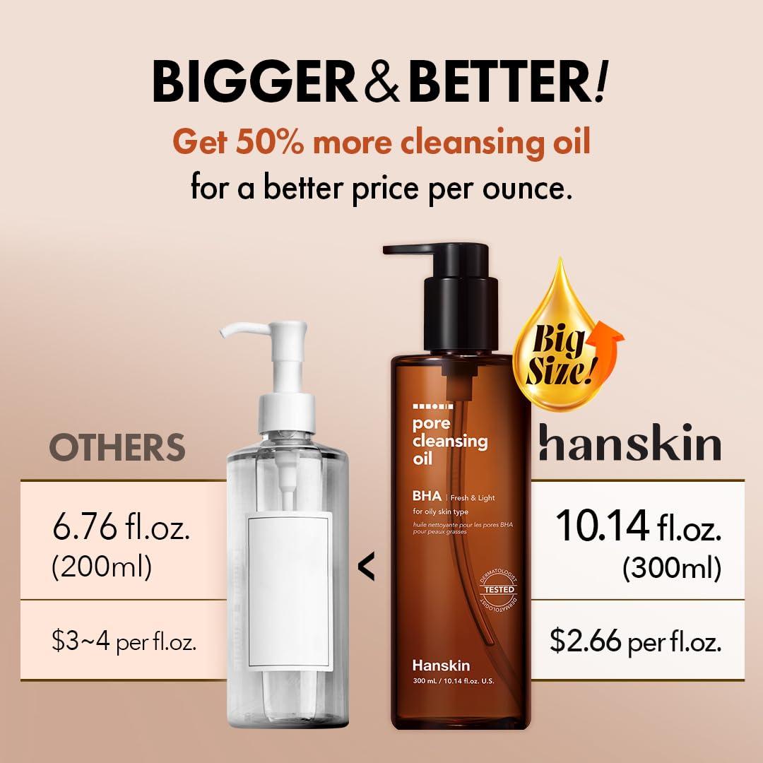Hanskin Pore Cleansing Oil BHA 300ml 6