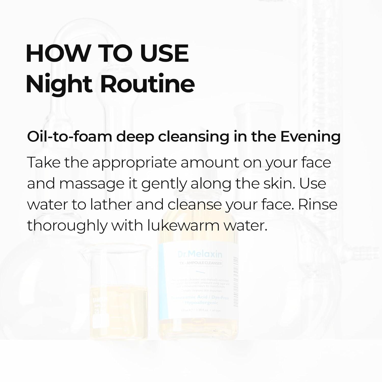 Dr.Melaxin TX Ampoule Cleanser 100ml 6