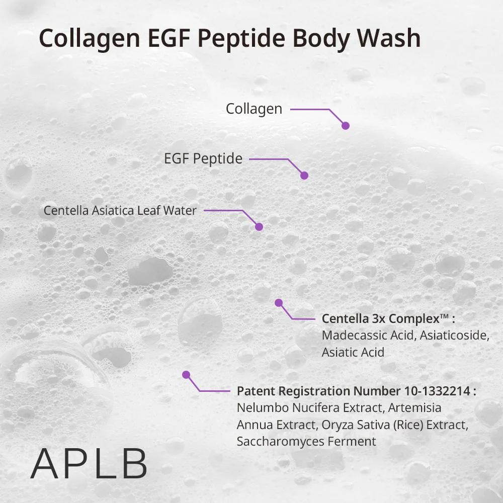APLB COLLAGEN EGF PEPTIDE BODY WASH 300ml 4