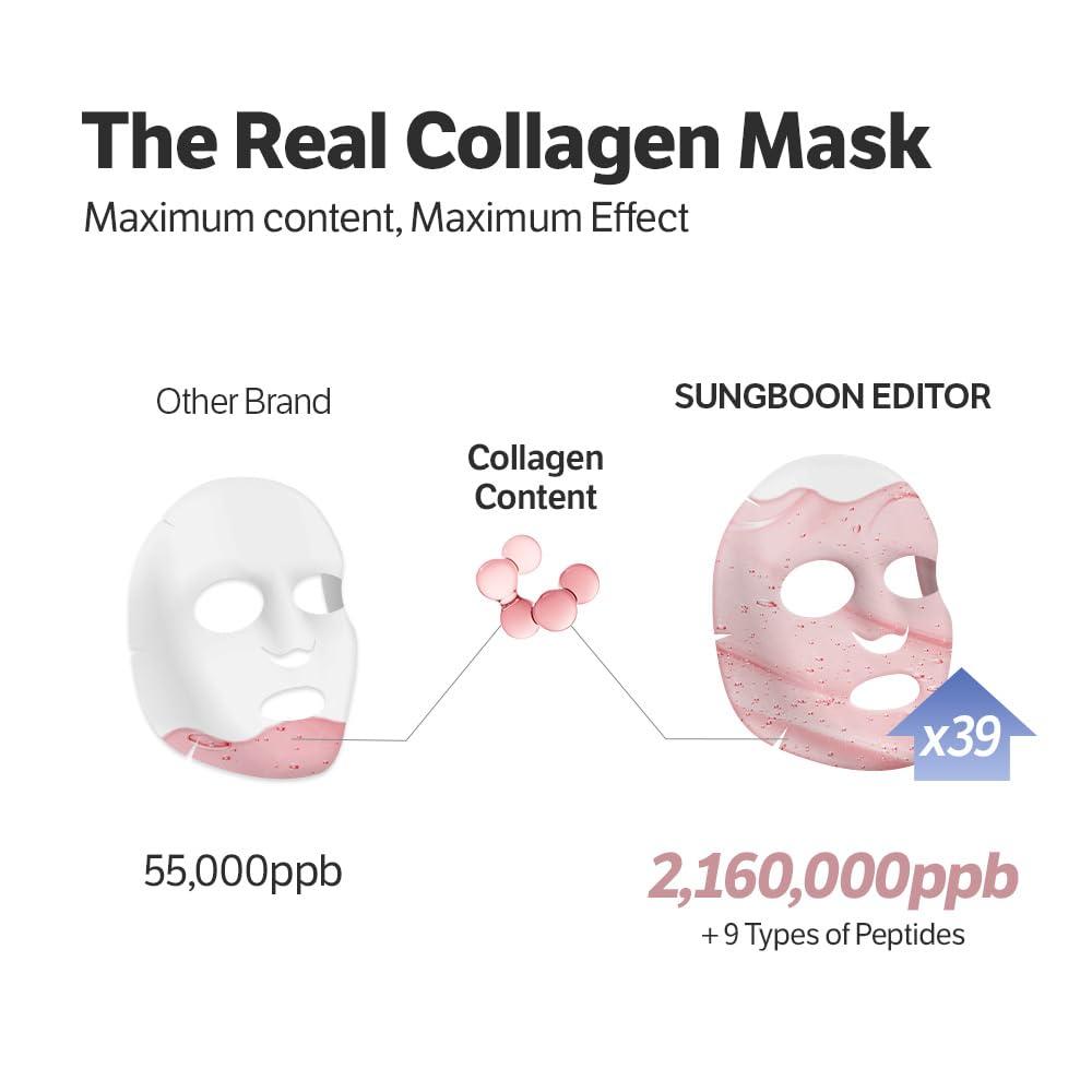Sungboon Editor Deep Collagen Power Boosting Mask 37g*4ea 3