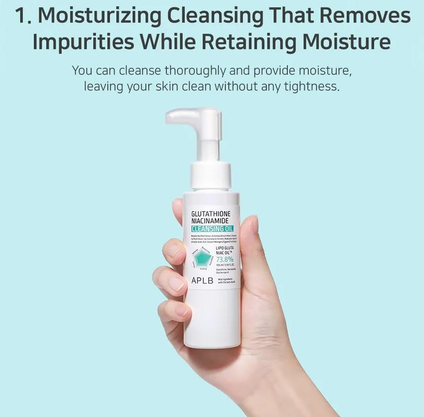 APLB Glutathione Niacinamide Cleansing Oil 105ml 5