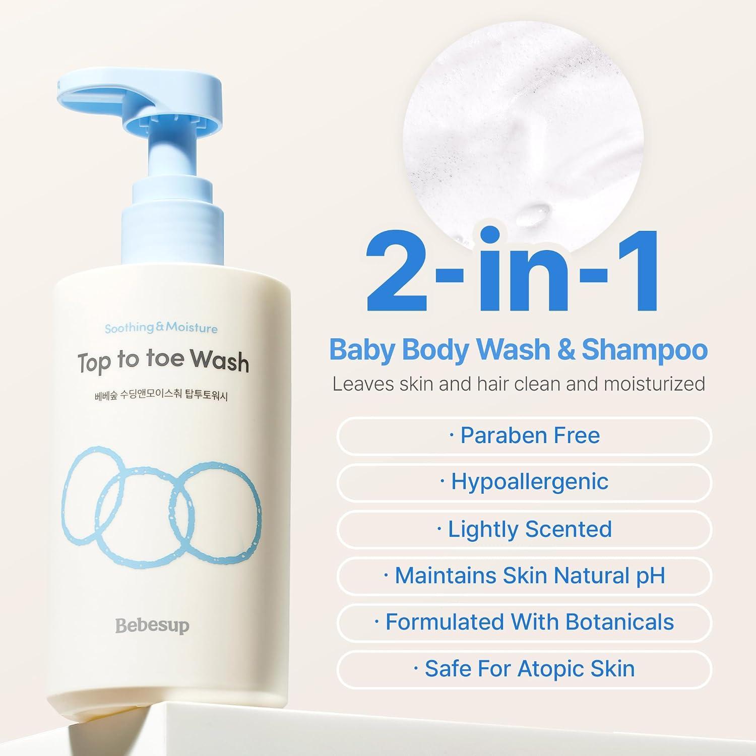 Bebesup Baby Top to Toe Wash 300ml / 10.14 fl.oz 5