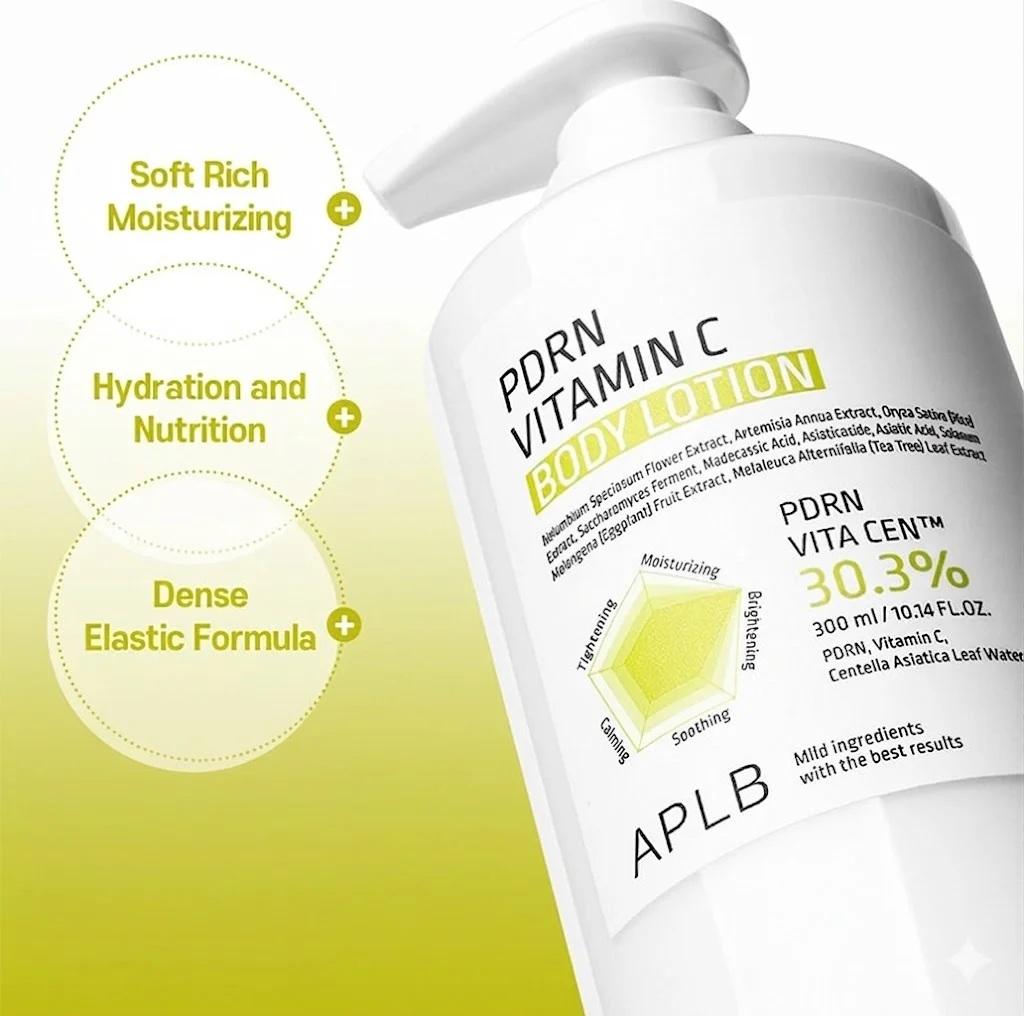 APLB PDRN VITAMIN C BODY LOTION 10.14 fl oz (300ml) 4