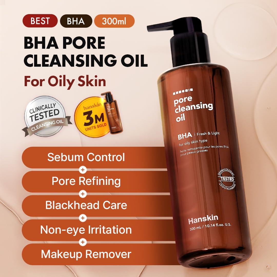 Hanskin Pore Cleansing Oil BHA 300ml 4