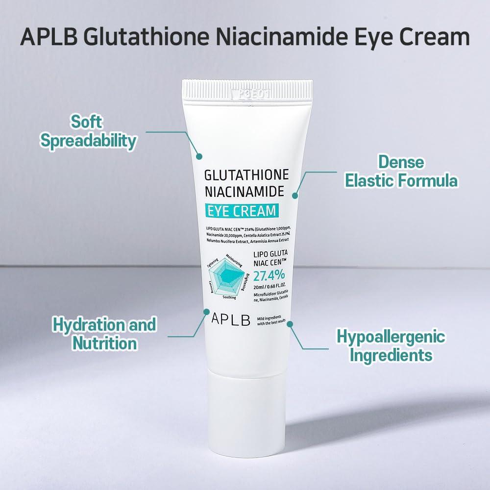 APLB Glutathione Niacinamide Eye Cream 20ml 6