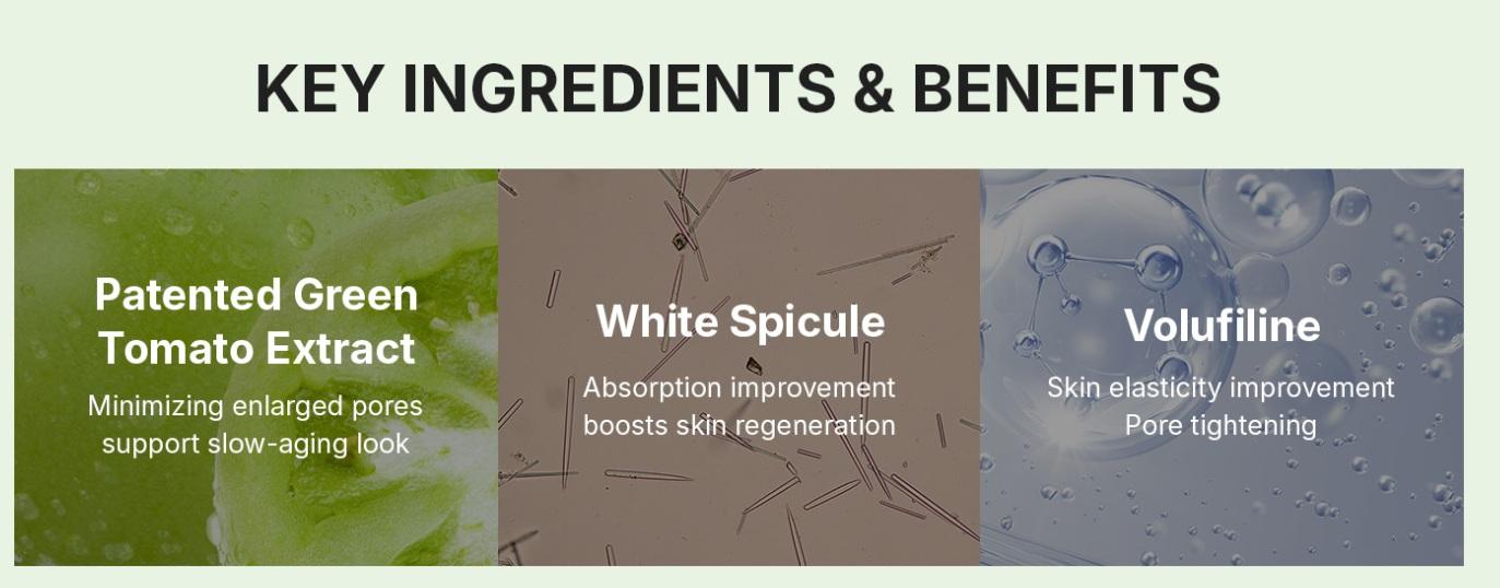 Sungboon Editor Green Tomato Spicule Pore Boosting Ampoule 30ml 5