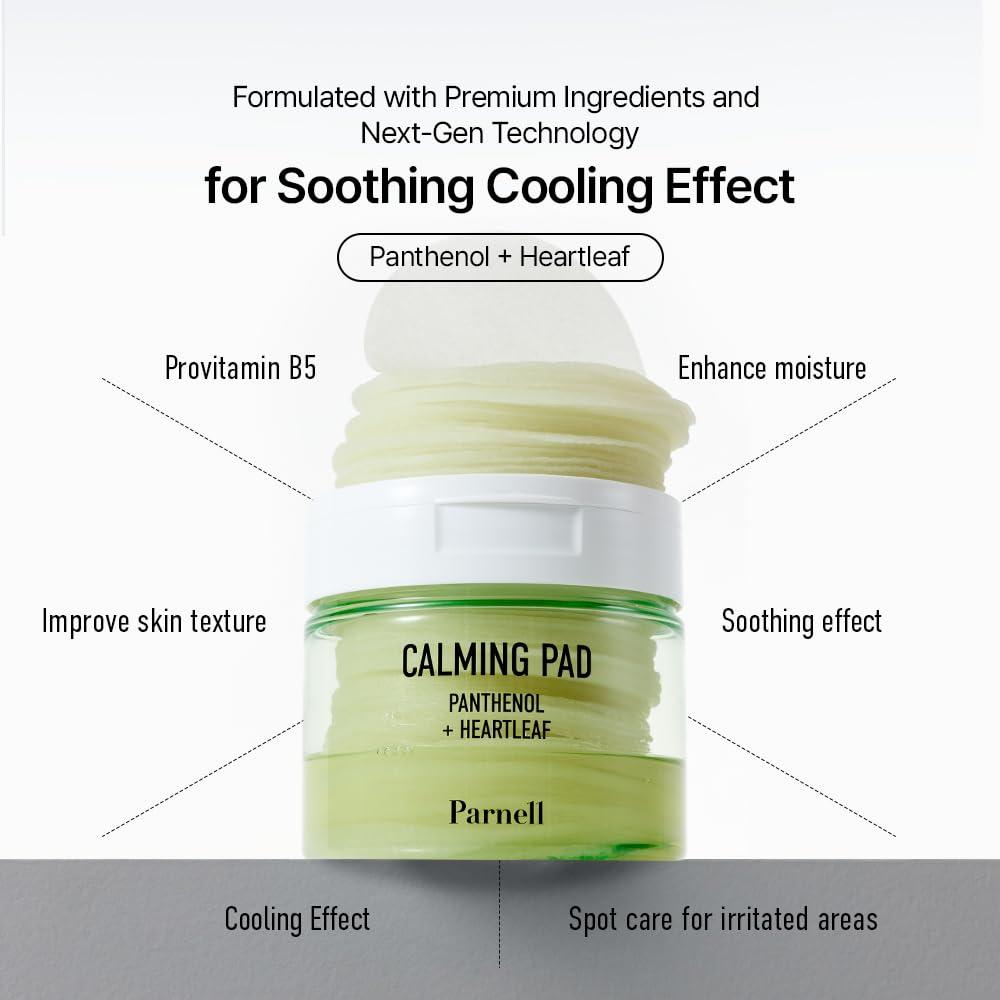Parnell  PANTHENOL 5.78 HEARTLEAF CALMING PAD 170g 4