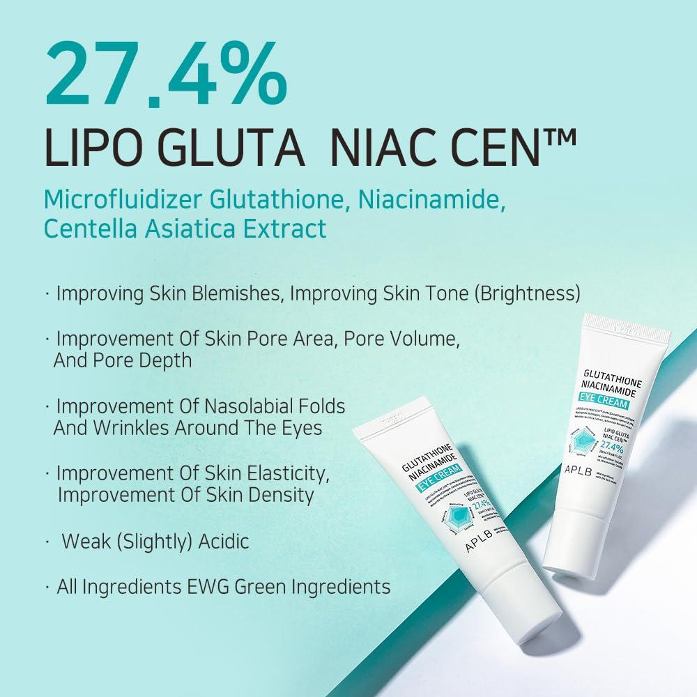 APLB Glutathione Niacinamide Eye Cream 20ml 3