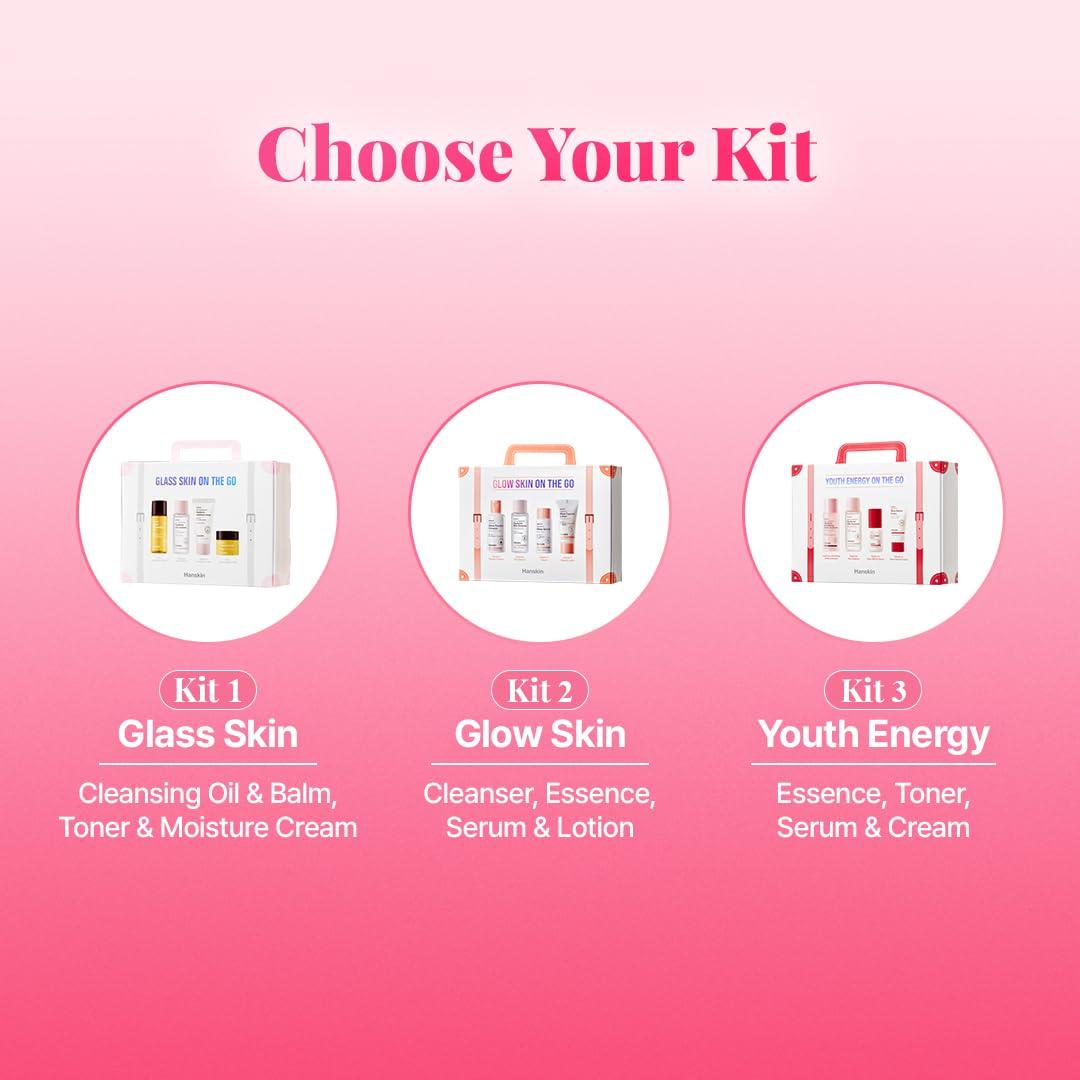 Hanskin Glass Skin On the Go Kit 4 Pcs 7