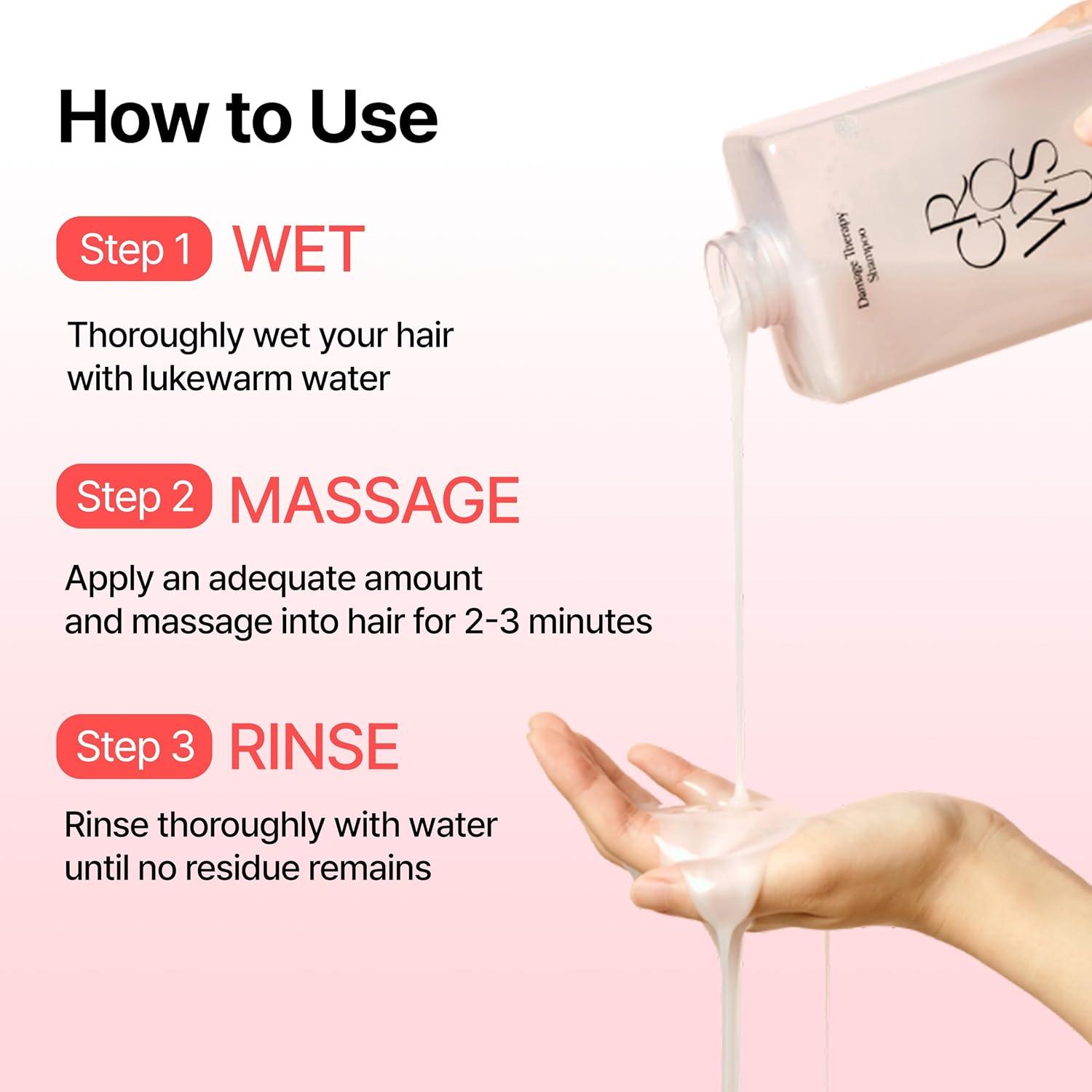 GROWUS Damage Therapy Shampoo EX 500ml (Renewed).jpg 6