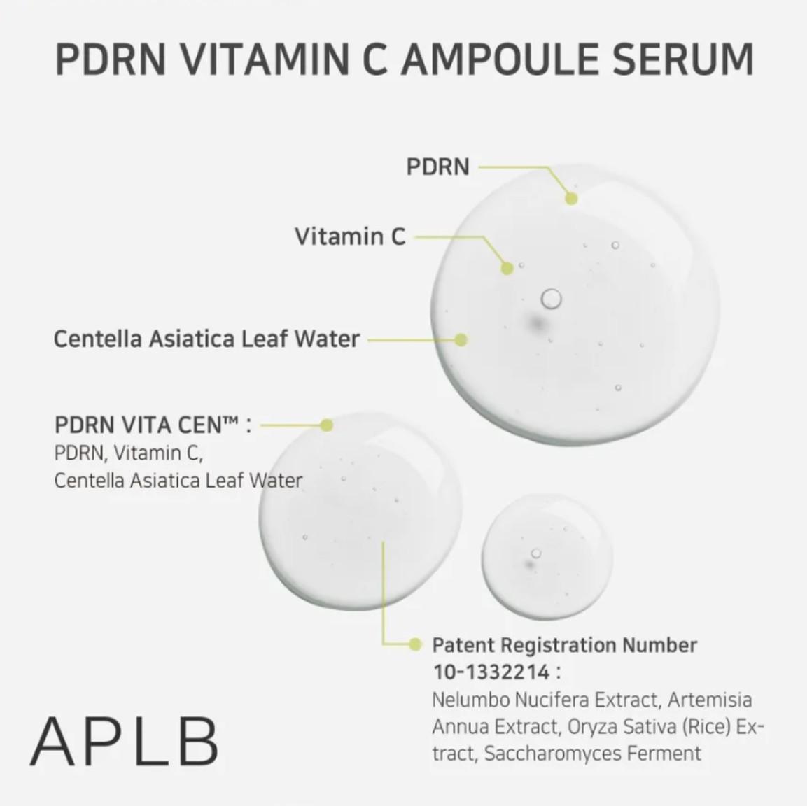 APLB PDRN VITAMIN C AMPOULE SERUM 40ml 4