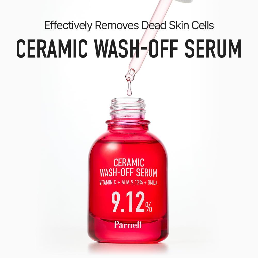 Parnell  AHA 9.12 OMIJA CERAMIC WASH-OFF SERUM 30ml 2