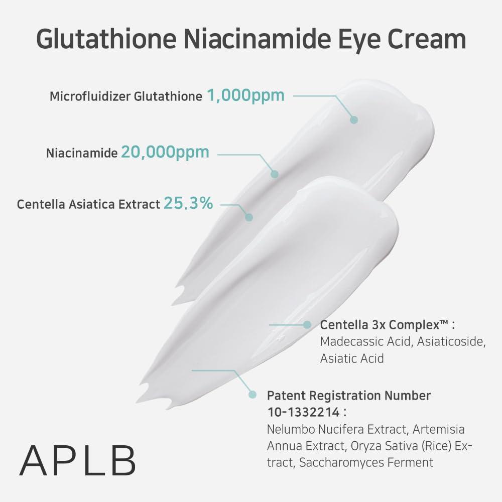 APLB Glutathione Niacinamide Eye Cream 20ml 4
