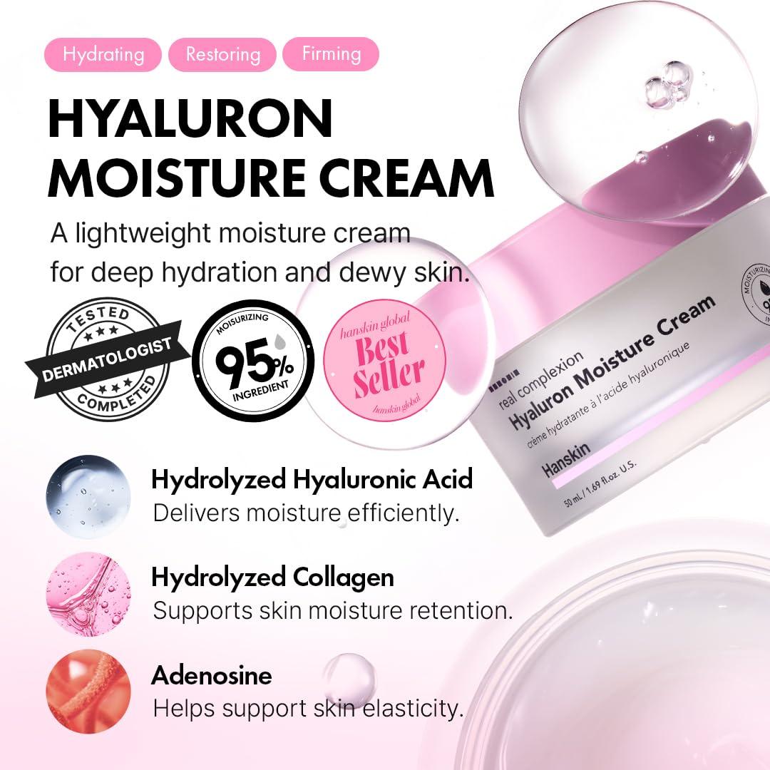 Hanskin Hyaluron Moisture Cream 50ml 4