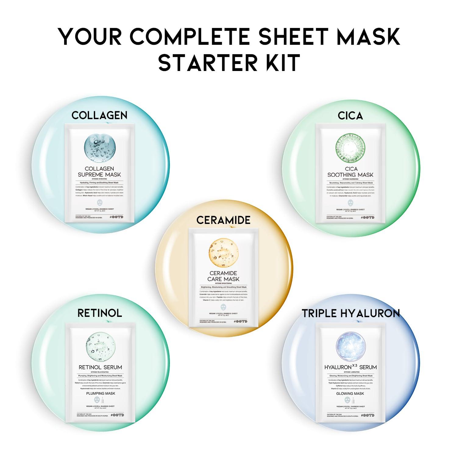 OOTD Hydrating Serum Sheet Masks 5ea 3