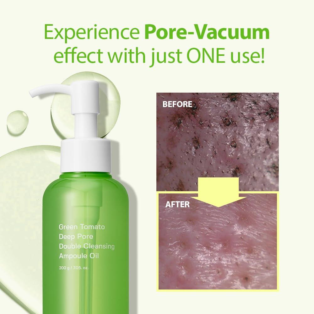 Sungboon Editor Green Tomato Double Cleansing Ampoule Oil 200g 4