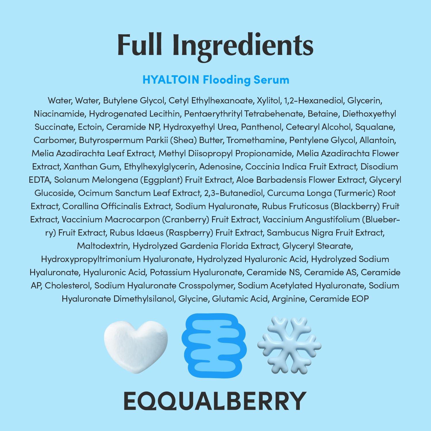 EQQUALBERRY HYALTOIN FLOODING SERUM 30ml/HYALTOIN 9