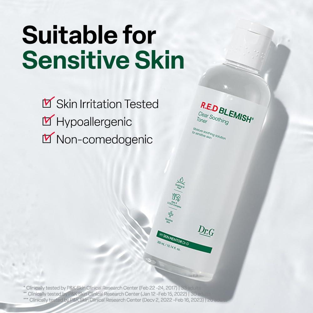 DR.G R.E.D BLEMISH CLEAR SOOTHING TONER 300ML 7