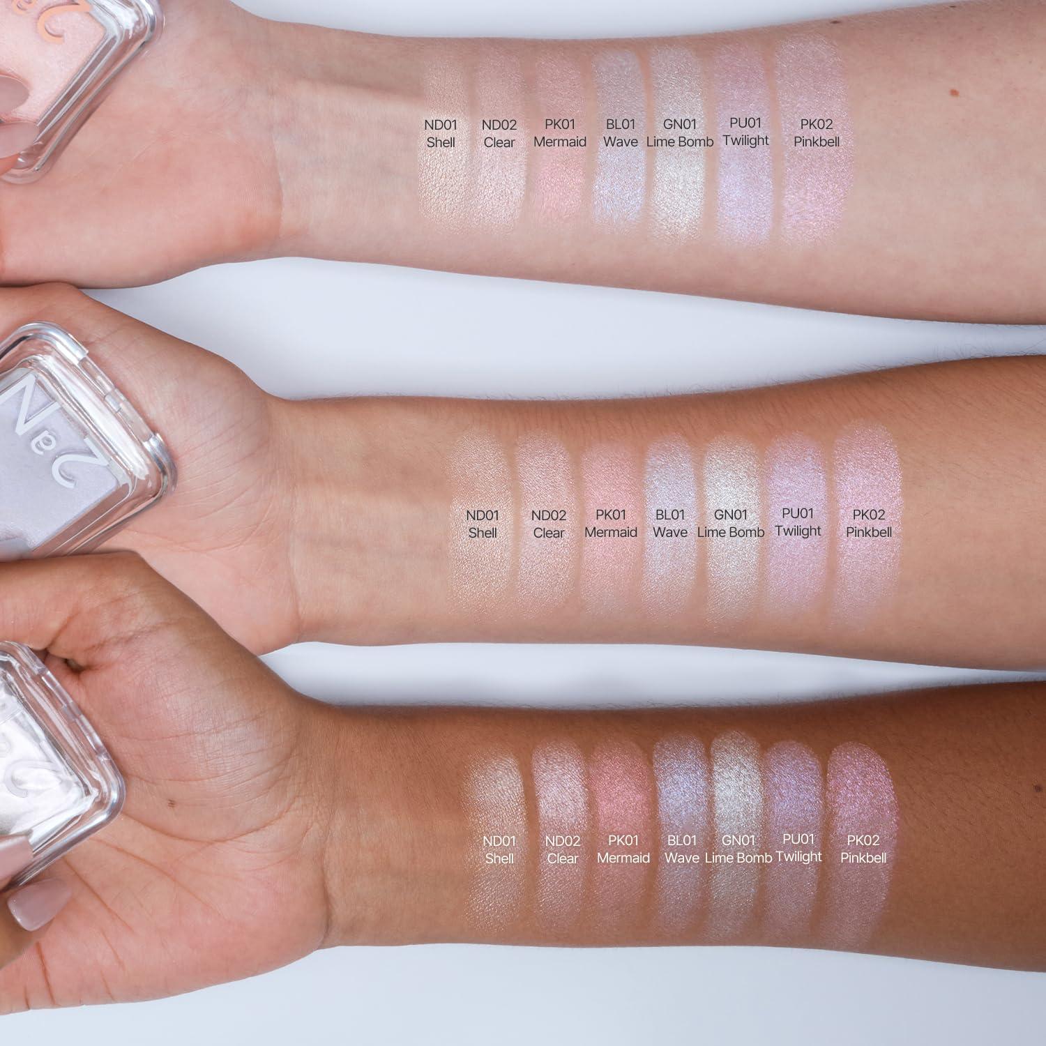 Pure Glash Highlighter PK02 Pinkbell 2.7g 3