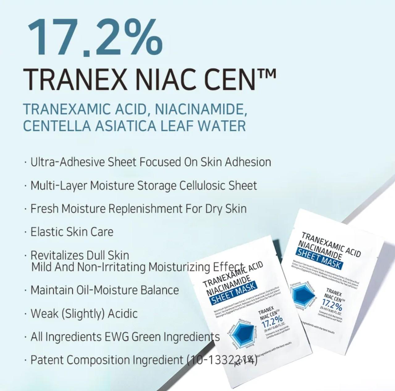 APLB TRANEXAMIC ACID NIACINAMIDE SHEET MASK 10 PCS 25ml 2