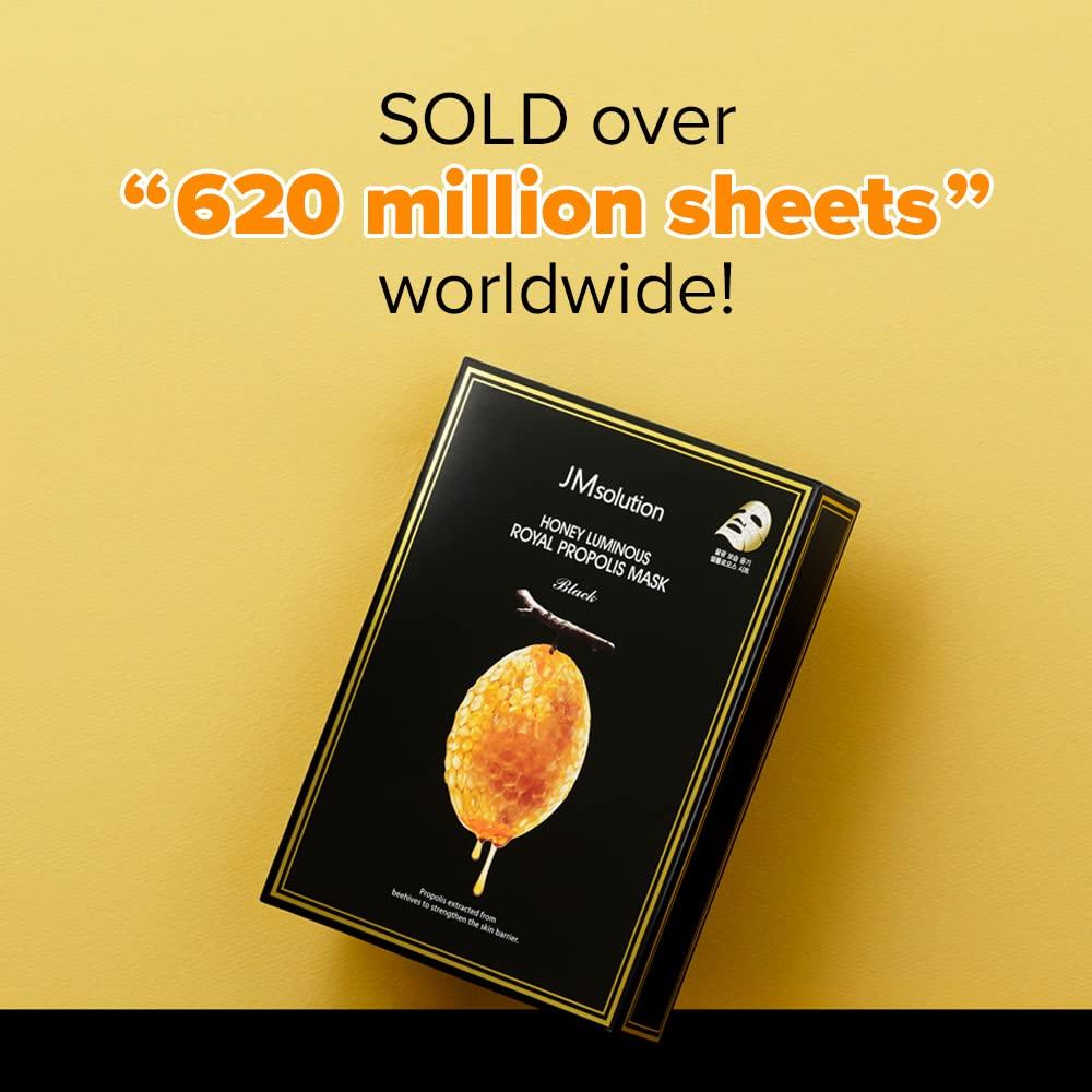 JMsolution Honey Luminous Royal Propolis Mask Plus 10 Sheets 2