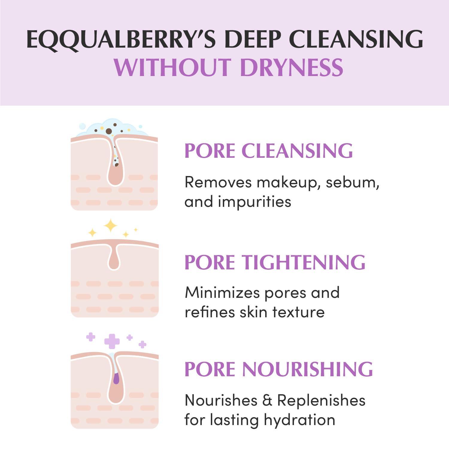 EQQUALBERRY Purple Rice Pore Smoothing Cleansing Oil 200ml 3