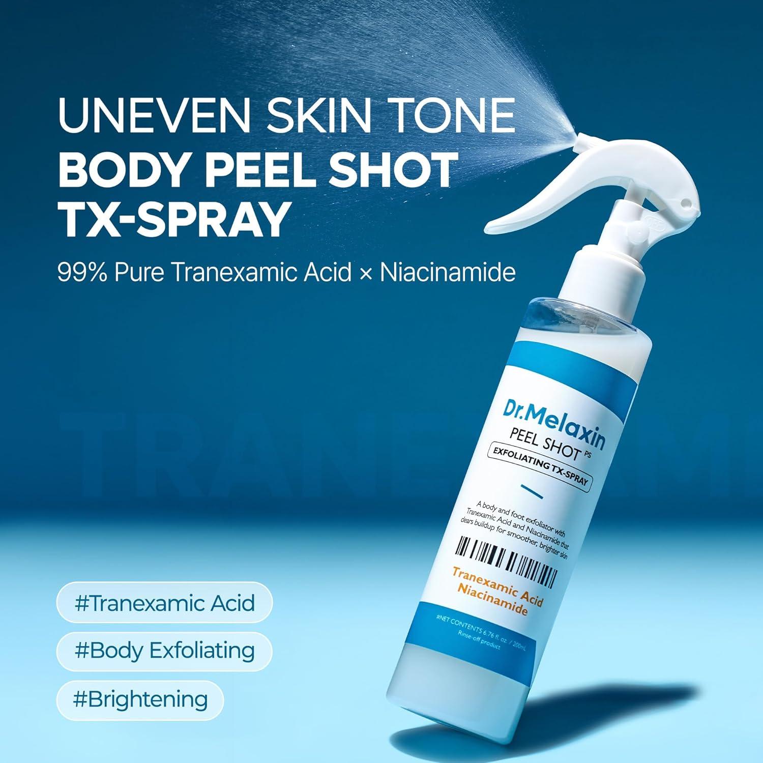 Dr.Melaxin PEEL SHOT EXFOLIATING TX-SPRAY 200ml 2