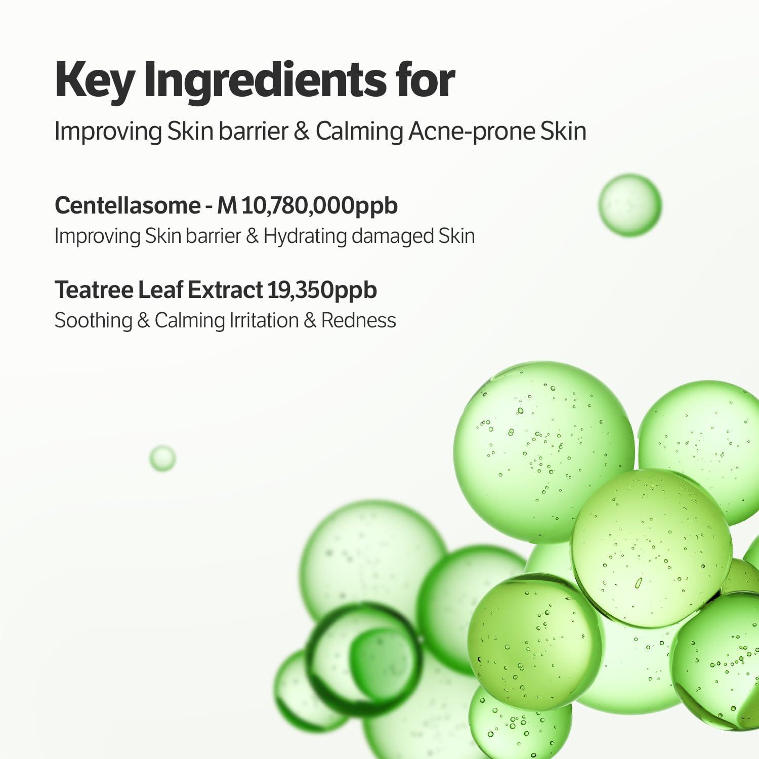 Sungboon Editor Deep Collagen Cica Teatree Soothing Mask 37g*4ea 3