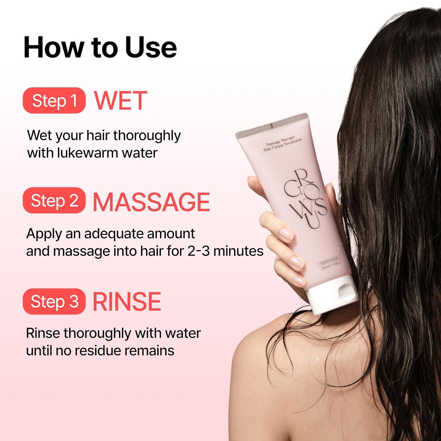 GROWUS Damage Therapy Hair Treatment EX 220g 7