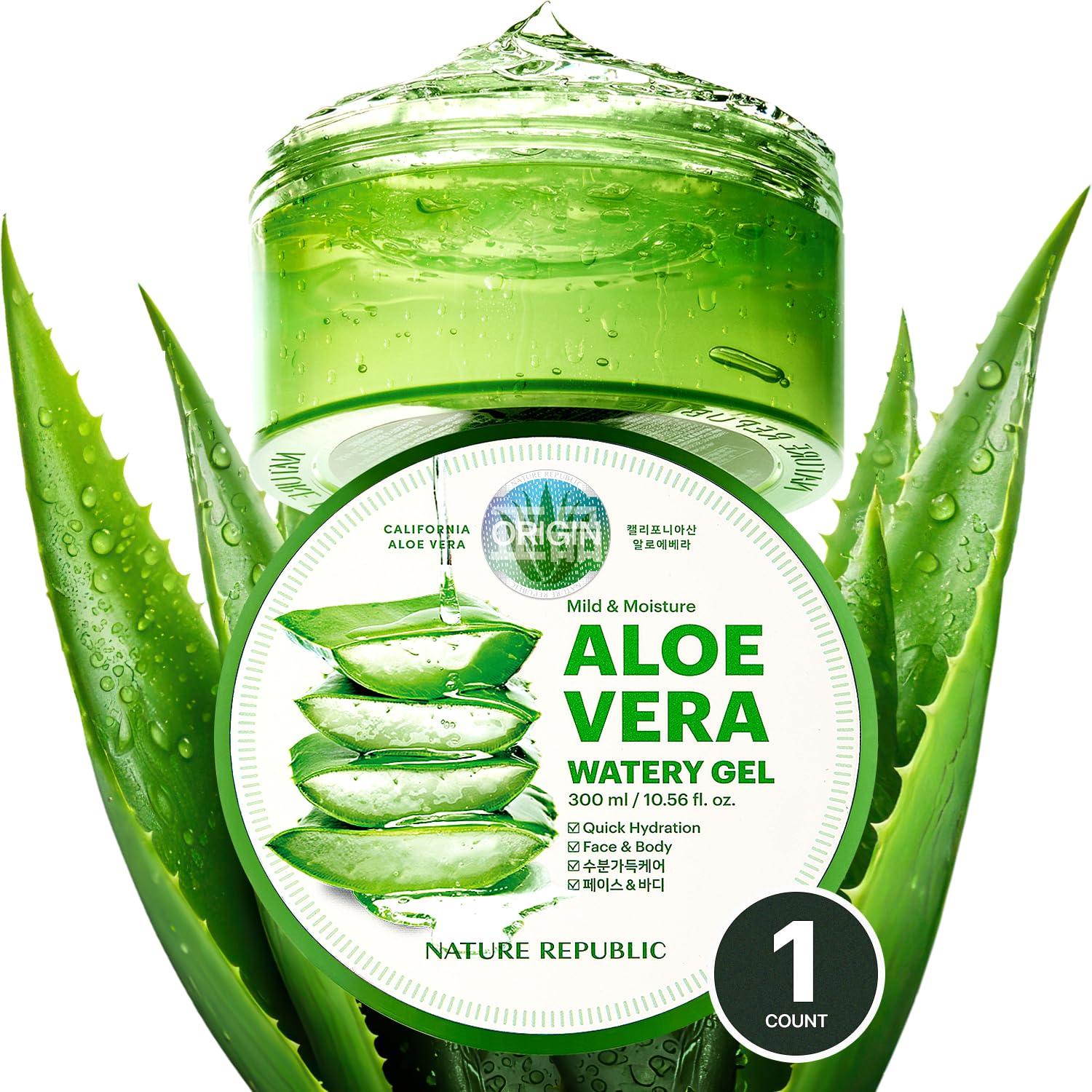 Nature Republic MILD & MOISTURE ALOE VERA WATERY GEL